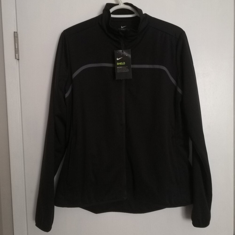 Nike New Women's Black Golf Shield Jacket - Size L